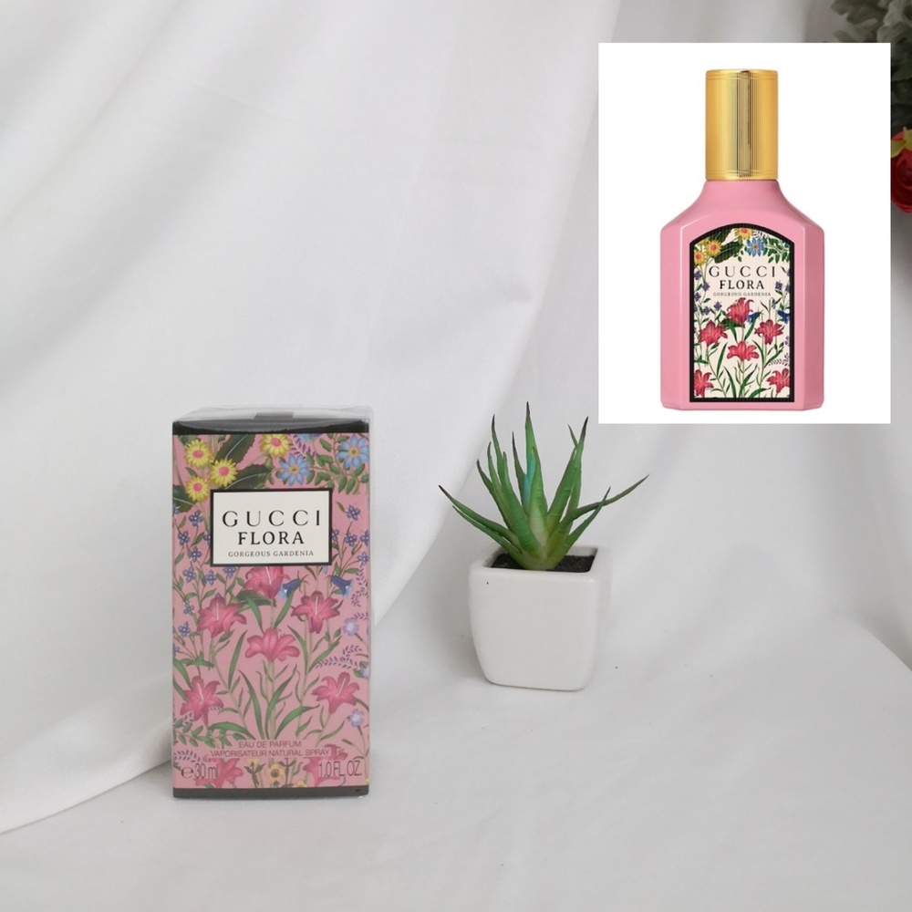 New Gucci Flora Gorgeous Gardenia EDP 1oz/ 30ml $92 ~Sealed~